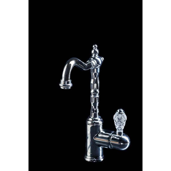 Смеситель для раковины высокий Boheme Crystal 262-CRST, chrome - фото 