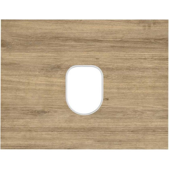 Тумба подвесная со столешницей Акватон Либерти 60 см 1A279401LYC70, дуб эльвезия - фото 7