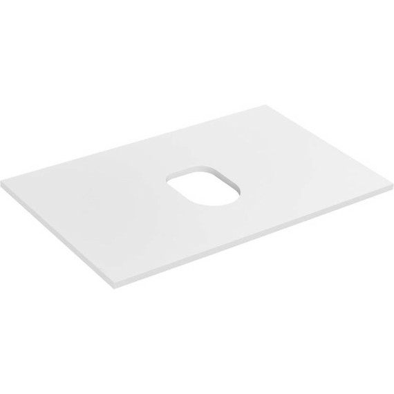 Тумба подвесная со столешницей Акватон Либерти 70 см 1A279801LYC70, дуб эльвезия/белый глянец - фото 8