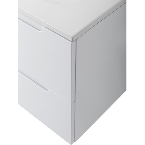 Тумба подвесная с раковиной BelBagno ETNA-1000-2C-1A-SO-BL-R 100 см (раковина BB1000ETL-R) Bianco Lucido, Цвет фасада: Bianco Lucido - фото 12