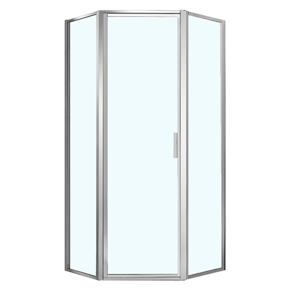 Душевое ограждение Azario Richmond 90х90 см AZ-NAG3231 900, серебро/прозрачное - фото 