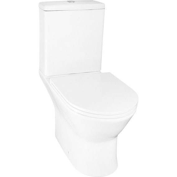 Унитаз-компакт безободковый Azario Dante AZ-93589 с крышкой микролифт - фото 3