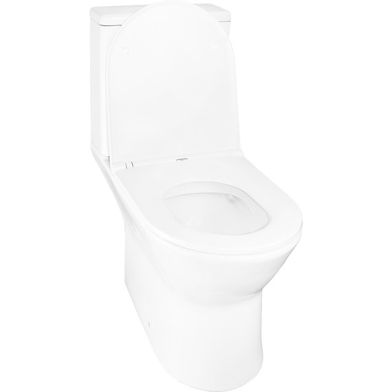 Унитаз-компакт безободковый Azario Dante AZ-93589 с крышкой микролифт - фото 4