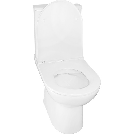 Унитаз-компакт безободковый Azario Kano 93590 с крышкой микролифт - фото 4