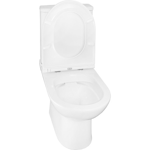 Унитаз-компакт безободковый Azario Kano 93590 с крышкой микролифт - фото 5