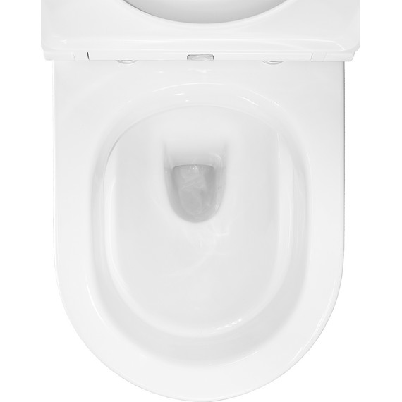 Унитаз-компакт безободковый Azario Kano 93590 с крышкой микролифт - фото 9