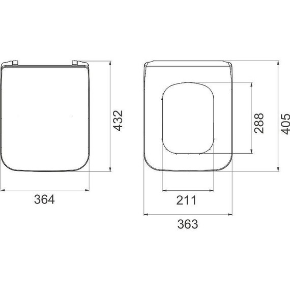Сиденье с крышкой для унитаза Boheme Mirage микролифт 968-W - фото 2