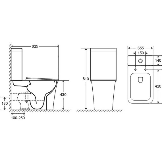 Унитаз-компакт безободковый Azario Velise AZ-1222A с крышкой микролифт - фото 13