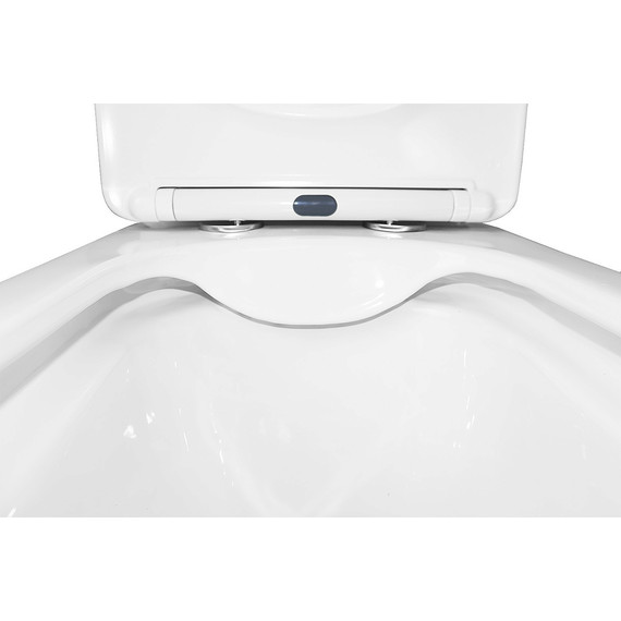 Унитаз-компакт безободковый Azario Velise AZ-1222A с крышкой микролифт - фото 5