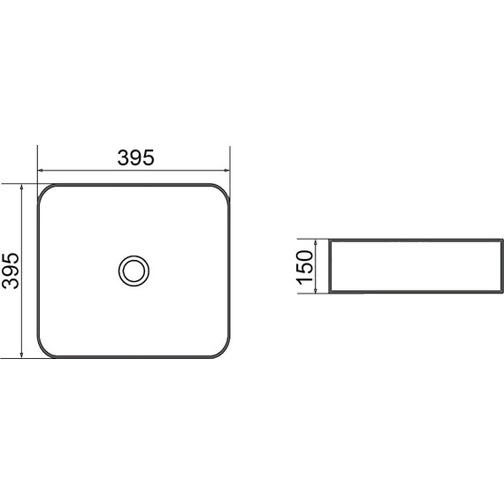 Раковина-чаша Azario 39.5 см AZ-2075-B-MB, черный - фото, картинка 3 Раковина-чаша Azario 39.5 см AZ-2075-B-MB, черный - фото 3
