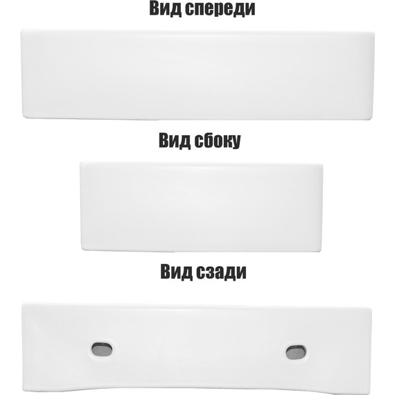 Раковина подвесная Azario 50 см AZ-2173-S-MW - фото, картинка 6 Раковина подвесная Azario 50 см AZ-2173-S-MW - фото 6