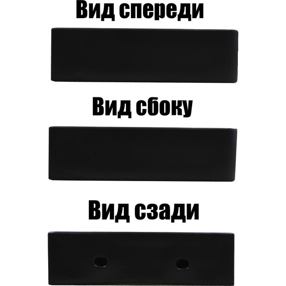 Раковина подвесная Azario 42 см AZ-2177-MB, черный матовый - фото, картинка 4 Раковина подвесная Azario 42 см AZ-2177-MB, черный матовый - фото 4