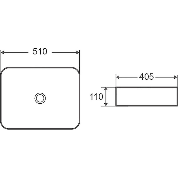Раковина-чаша Azario 51 см AZ-2178-MW - фото, картинка 5 Раковина-чаша Azario 51 см AZ-2178-MW - фото 5