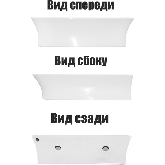 Раковина подвесная Azario 41 см AZ-2257 - фото 4