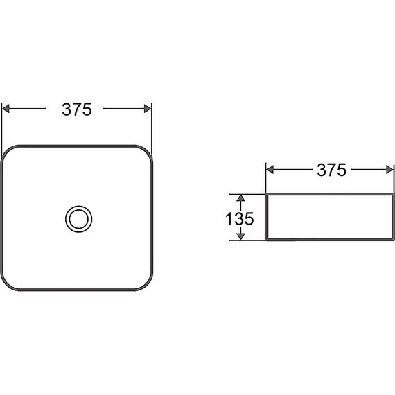 Раковина-чаша Azario 37 см AZ-2283 - фото 4