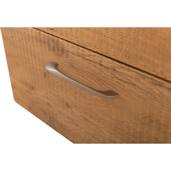 Тумба подвесная с раковиной BelBagno DUE-500-2C-SO-RN-P 50 см (2 ручки сатин) Rovere Nature, Цвет фасада: Rovere Nature - фото 9