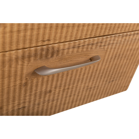 Тумба подвесная с раковиной BelBagno DUE-500-2C-SO-RN-P 50 см (2 ручки сатин) Rovere Nature, Цвет фасада: Rovere Nature - фото 8