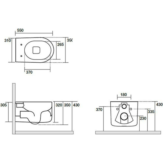 Унитаз подвесной безободковый Kerasan Nolita 531501 (система смыва Торнадо) белый глянцевый - фото 2