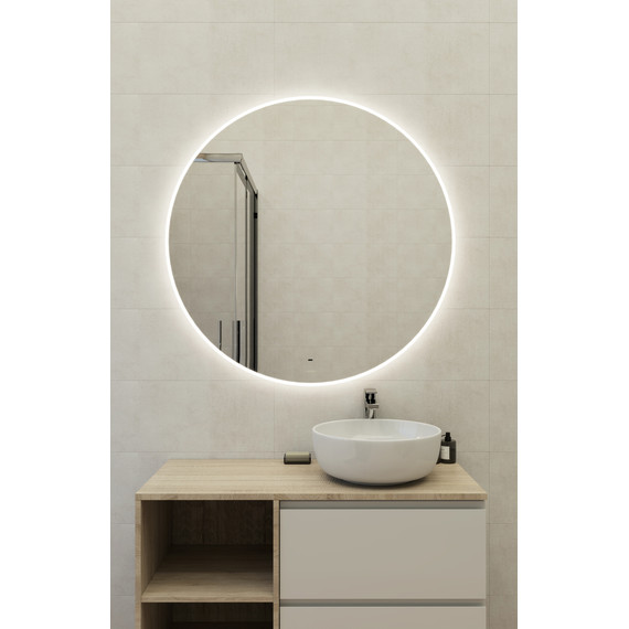 Зеркало Cersanit Eclipse Fusion 100 см A64812 - фото 2