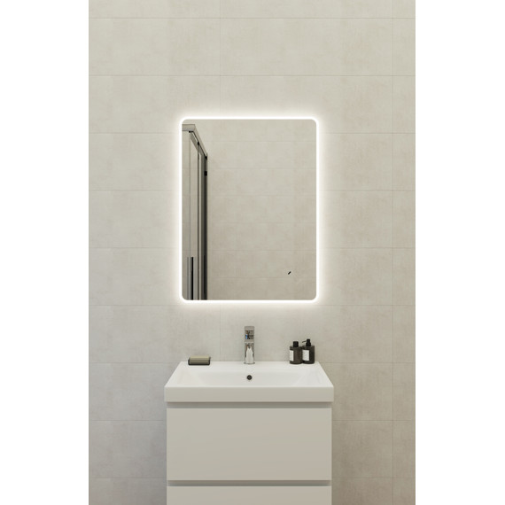 Зеркало Cersanit Eclipse Fusion 60 см A64813 - фото, картинка 3 Зеркало Cersanit Eclipse Fusion 60 см A64813 - фото 3