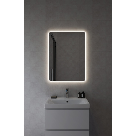 Зеркало Cersanit Eclipse Fusion 60 см A64813 - фото, картинка 4 Зеркало Cersanit Eclipse Fusion 60 см A64813 - фото 4