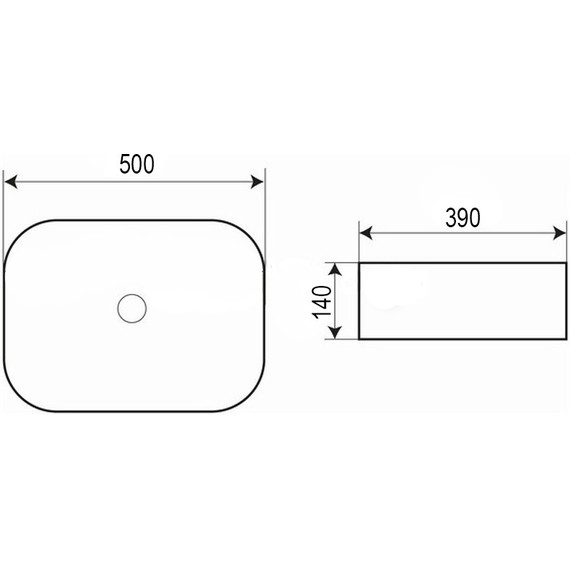 Раковина-чаша Azario 50 см AZ-2195-MB/LT-2195-MB, черный матовый - фото, картинка 3 Раковина-чаша Azario 50 см AZ-2195-MB/LT-2195-MB, черный матовый - фото 3