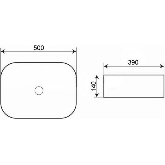 Раковина-чаша Azario 50 см AZ-2195/LT-2195 - фото, картинка 3 Раковина-чаша Azario 50 см AZ-2195/LT-2195 - фото 3