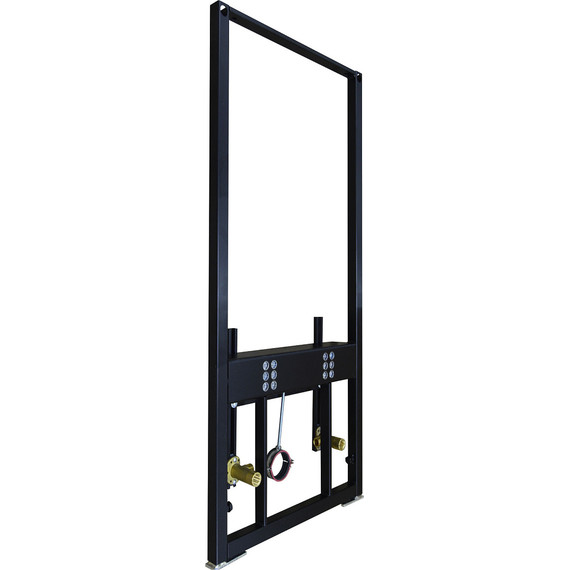 Инсталляция с подвесным биде Azario Grado AZ-8040-1001/F-0053-0025+AZ-0046-BN SP, чёрный матовый - фото 4