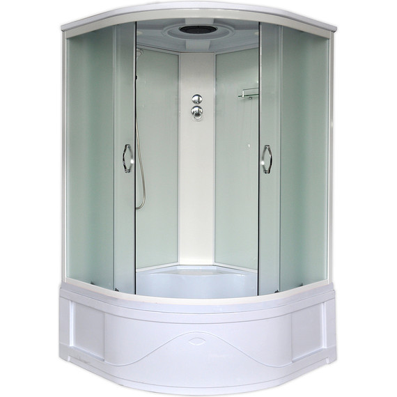 Душевая кабина Loranto 120х120 см CS-1200ТМ/F, хром/матовое - фото 