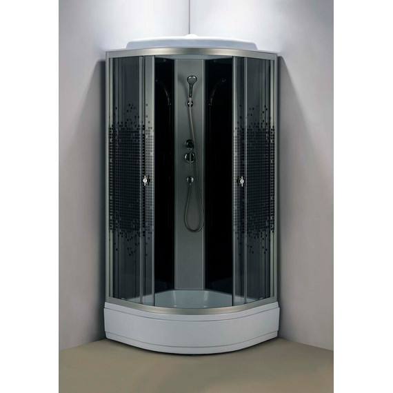 Душевая кабина Loranto 90х90 см CS-900-13ТМ/М, хром/мозаика - фото 2