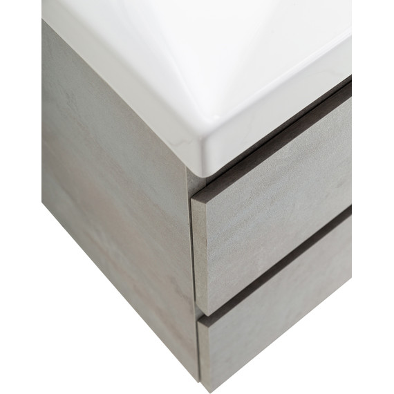 Тумба подвесная с раковиной Cezares MOLVENO-90-2C-SO-BET 90 см, Beton - фото, картинка 7 Тумба подвесная с раковиной Cezares MOLVENO-90-2C-SO-BET 90 см, Beton - фото 7