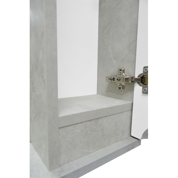 Зеркало-шкаф Loranto Florena 70 см CS00090037, темный бетон - фото 9
