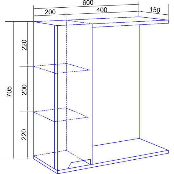 Зеркало-шкаф Loranto Палермо 60 см CS00092515 - фото 5
