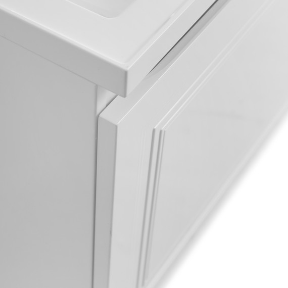 Тумба подвесная с раковиной Cezares GIUBILEO-N-80-1C-SO-BL 80 см, Bianco Lucido - фото 7