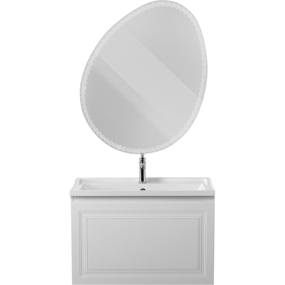 Тумба подвесная с раковиной Cezares GIUBILEO-N-80-1C-SO-FS-P 80 см, ясень брашированный - фото 13