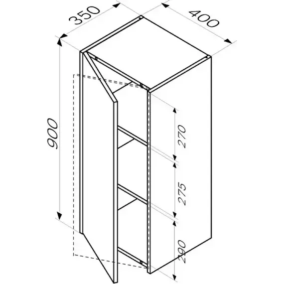 Пенал подвесной Am.Pm Func 40 см M8FCH04029WM+M8FCH0402WM+M8FOH0401WM, белый матовый - фото, картинка 2 Пенал подвесной Am.Pm Func 40 см M8FCH04029WM+M8FCH0402WM+M8FOH0401WM, белый матовый - фото 2