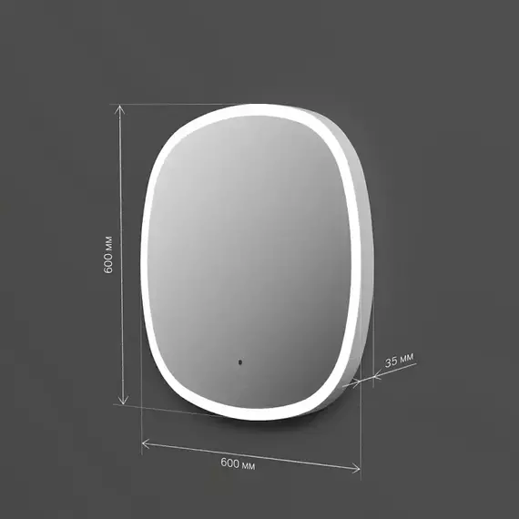 Зеркало Am.Pm Func 60 см M8FMOX0601WGS - фото 6