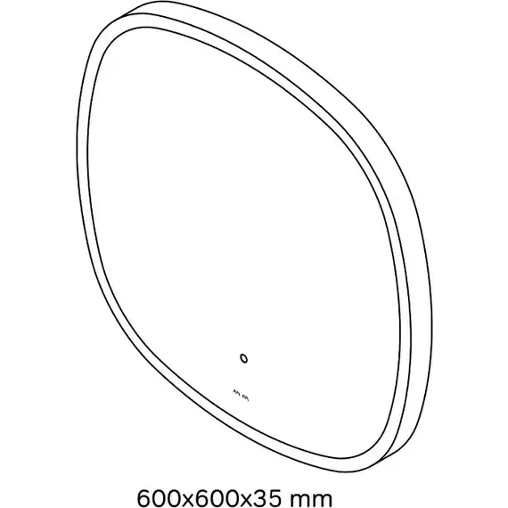 Зеркало Am.Pm Func 60 см M8FMOX0601WGS - фото 7