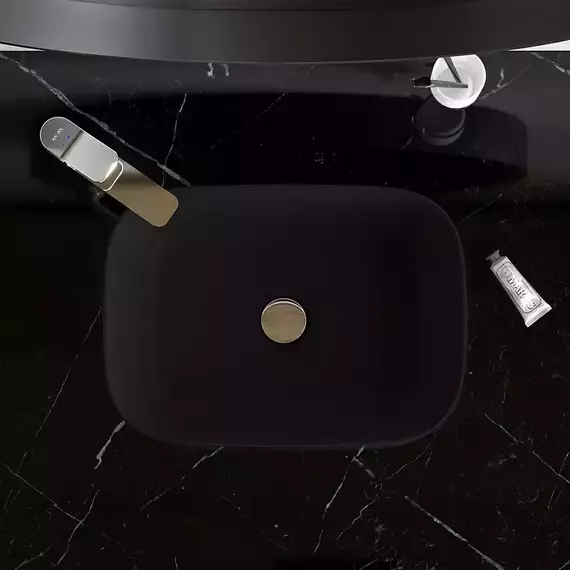 Раковина-чаша Am.Pm Func 45 см M8FWCC10450BM, чёрная матовая - фото 3