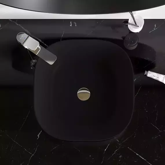 Раковина-чаша Am.Pm Func 43 см M8FWCC30430BM, чёрная матовая - фото 2