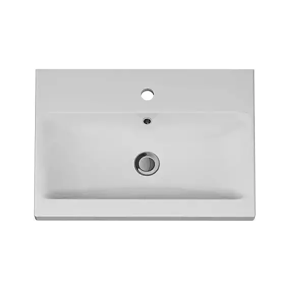 Тумба подвесная с раковиной AM.PM Gem 60 см M90FHX0602HF, орех, Цвет фасада: тёмное дерево - фото, картинка 7 Тумба подвесная с раковиной AM.PM Gem 60 см M90FHX0602HF, орех, Цвет фасада: тёмное дерево - фото 7