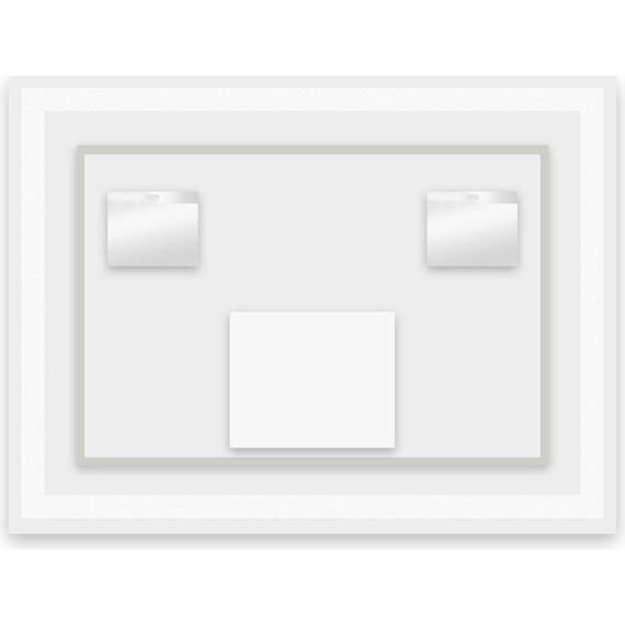 Зеркало Azario Alysa  80 см AZ-Z-046-1CSNEW - фото 10