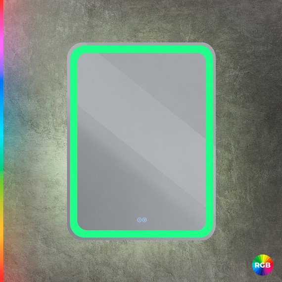Зеркало Cezares Ellisse 70 см CZR-SPC-MC-700-800-RGB-TCH - фото 3