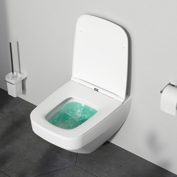 Унитаз подвесной Am.Pm Inspire V2.0 FlashClean C50A1700MWSC с сиденьем микролифт, белый матовый - фото 3