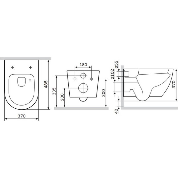 Унитаз подвесной безободковый AM.PM Like C801900SC (Система смыва торнадо) с крышкой микролифт - фото, картинка 13 Унитаз подвесной безободковый AM.PM Like C801900SC (Система смыва торнадо) с крышкой микролифт - фото 13
