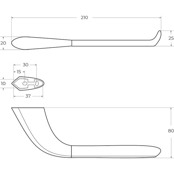 Держатель для туалетной бумаги Cezares Liner LINER-PH-GM, цвет оружейная сталь, Цвет производителя: оружейная сталь - фото 3