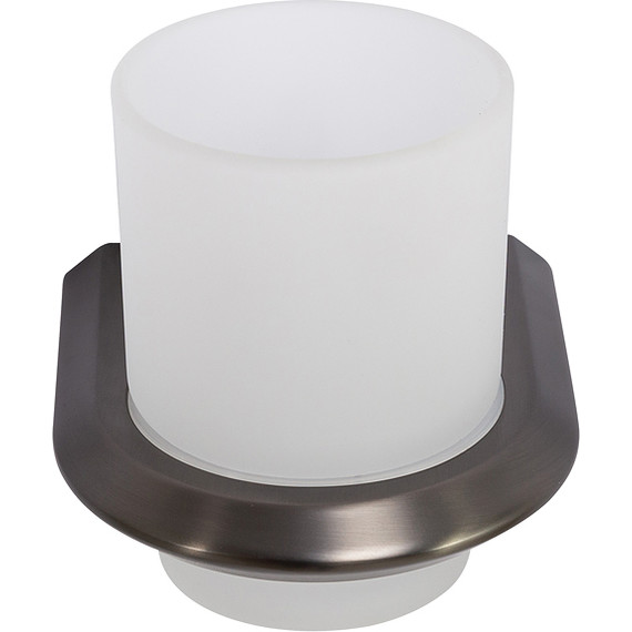 Стакан для зубных щеток Cezares Liner LINER-TUMS-GM, цвет оружейная сталь, Цвет производителя: оружейная сталь - фото 2