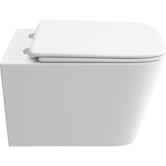 Унитаз подвесной безободковый BelBagno Due-Tor BB5171CH-TOR/SC (Система смыва торнадо) с крышкой микролифт - фото, картинка 10 Унитаз подвесной безободковый BelBagno Due-Tor BB5171CH-TOR/SC (Система смыва торнадо) с крышкой микролифт - фото 10