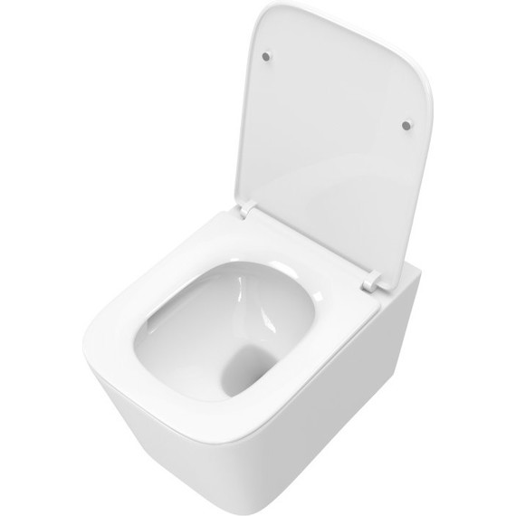 Унитаз подвесной безободковый BelBagno Due-Tor BB5171CH-TOR/SC (Система смыва торнадо) с крышкой микролифт - фото, картинка 7 Унитаз подвесной безободковый BelBagno Due-Tor BB5171CH-TOR/SC (Система смыва торнадо) с крышкой микролифт - фото 7