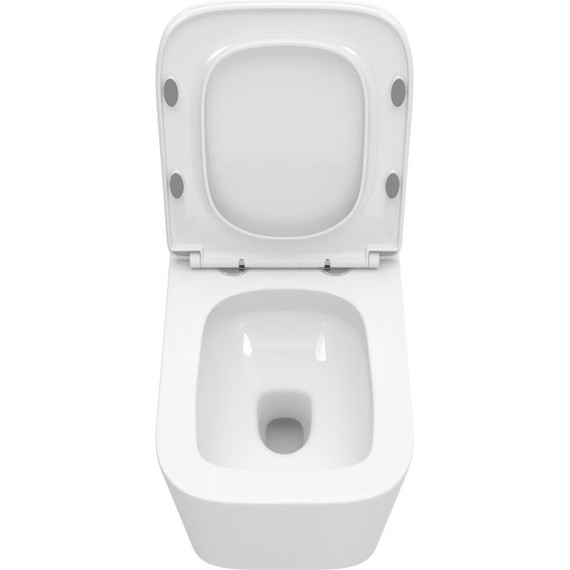 Унитаз подвесной безободковый BelBagno Due-Tor BB5171CH-TOR/SC (Система смыва торнадо) с крышкой микролифт - фото, картинка 9 Унитаз подвесной безободковый BelBagno Due-Tor BB5171CH-TOR/SC (Система смыва торнадо) с крышкой микролифт - фото 9